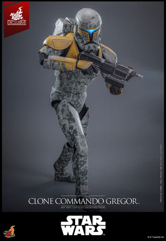 Star Wars: The Clone Wars Action Figure 1/6 Clone Commando Gregor Hot Toys Exclusive 30 cm 5