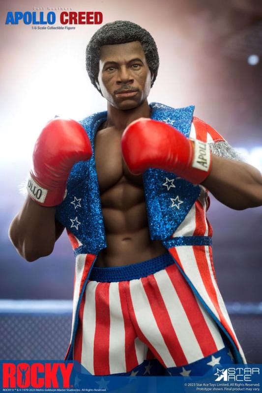 Rocky Statue 1/6 Apollo Creed Deluxe Version 36 cm