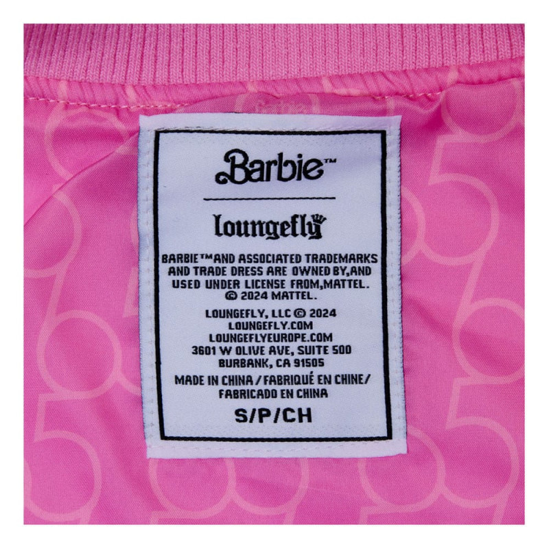Mattel by Loungefly Jacket Unisex Barbie 65th Anniversary Size XL 4