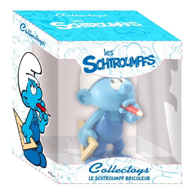 The Smurfs: Handy Smurf 15 cm Collector Collection Statue - Plastoy