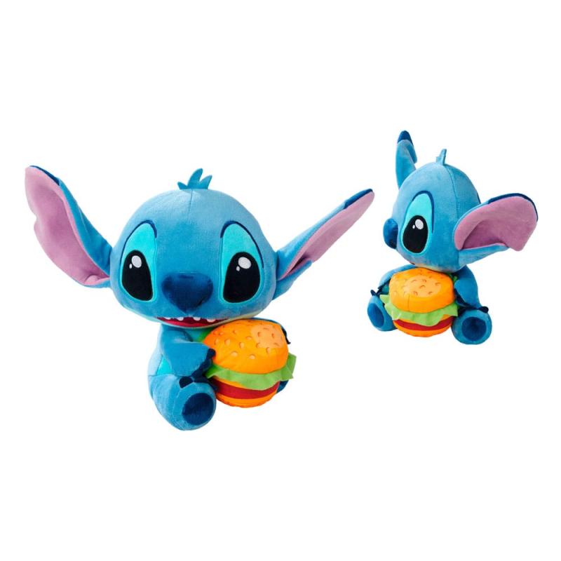 Lilo & Stitch Plush Figure Stitch with Burger 25 cm 1