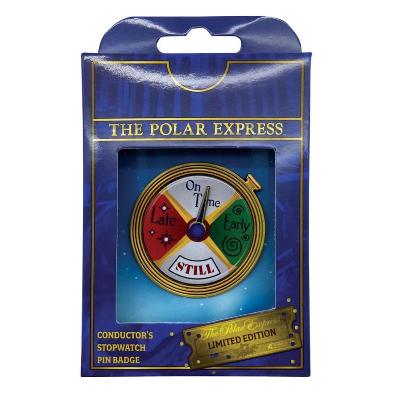 Polar Express Pin Badge Conductor's Stopwatch Spinning Limited Edition