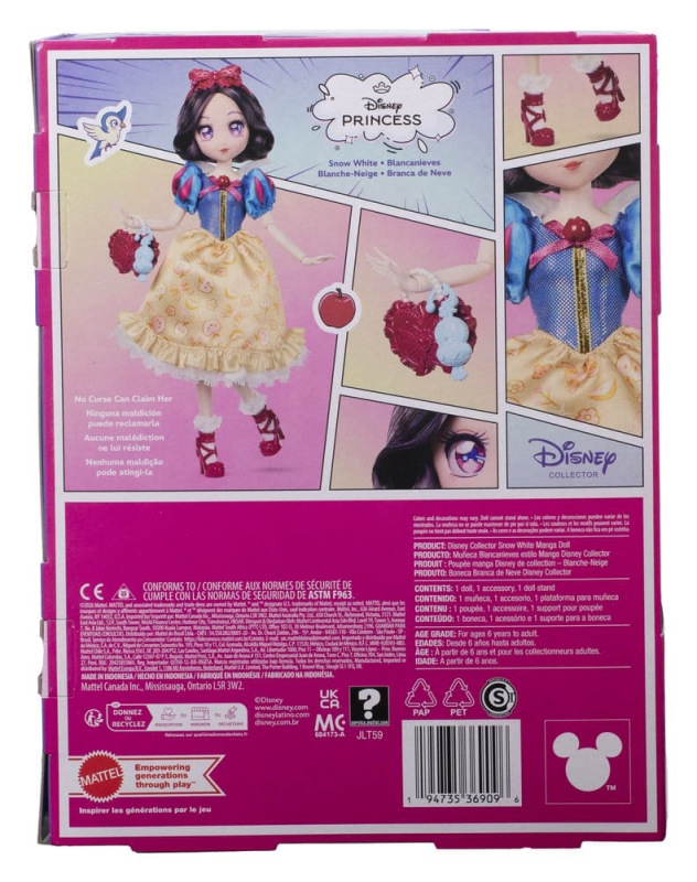 Disney Princess Doll Manga Snow White 22 cm 2