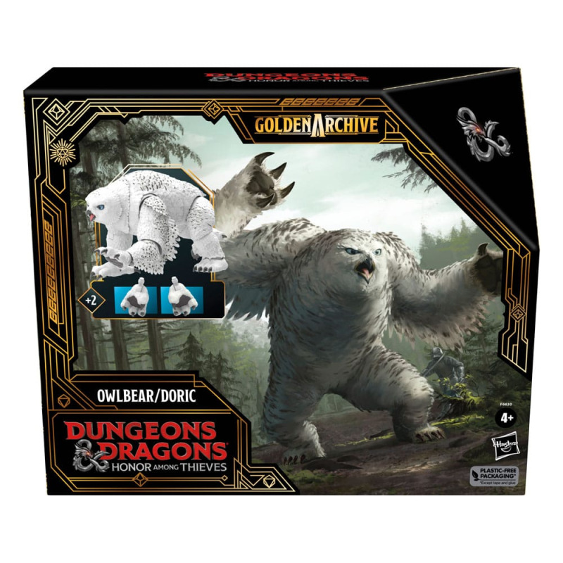 Dungeons & Dragons: Honor Among Thieves Golden Archive Action Figure Owlbear/Doric 15 cm 3