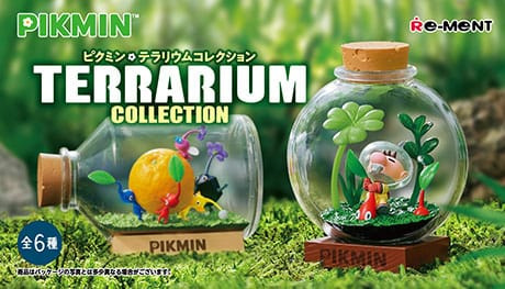 Pikmin Mini Figures Terrarium Collection Display (6) 1