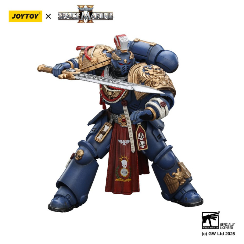 Warhammer 40,000: Space Marine 2 Action Figure Ultramarines Relic Primus Armourwith Plasma Pistol an 8