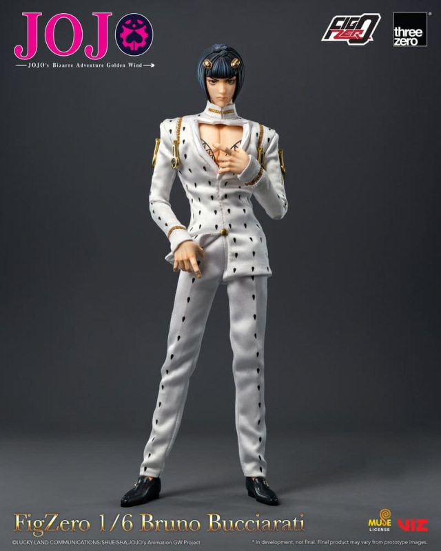 Jojo's Bizarre Adventure: Golden Wind FigZero Action Figure 1/6 Bruno Bucciarati 31 cm 3