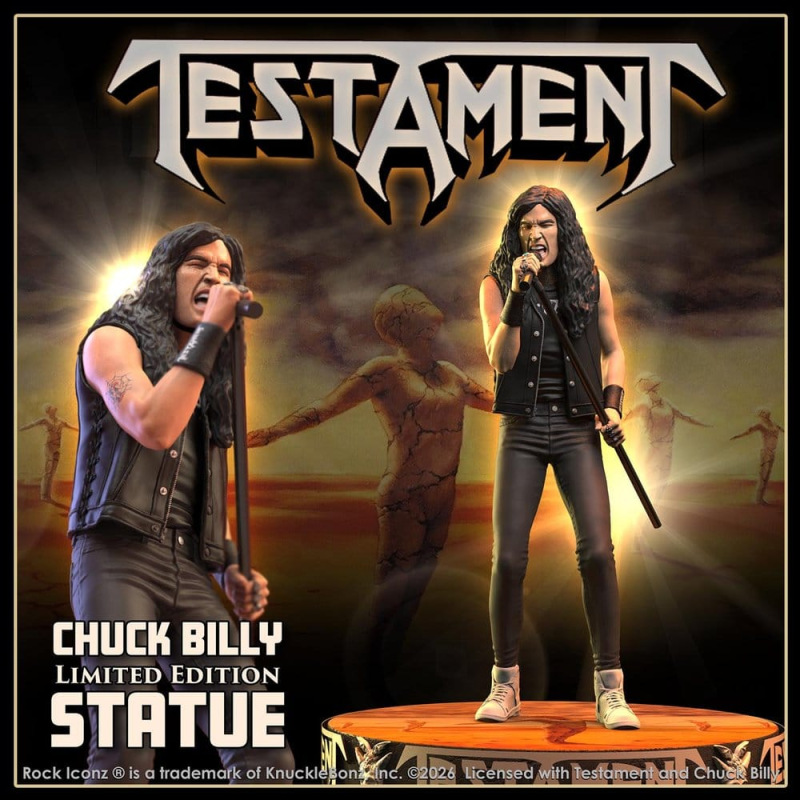 Testament Rock Iconz Chuck Billy 22 cm 4