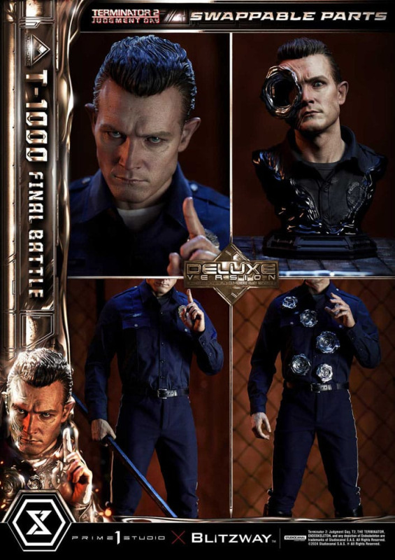 Terminator 2 Museum Masterline Series Statue 1/3 T-1000 Final Battle Deluxe Version 73 cm 10
