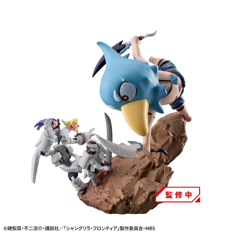 Shangri-La Frontier Petitrama EX Series Trading Figure 3-Set Shangri-La Frontier vs Monster Diorama 3