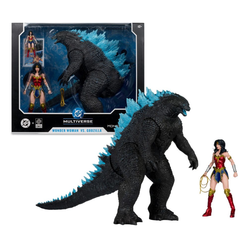DC Justice League Monsterverse DC Multiverse Action Figures 2-Pack Wonder Woman Vs. Atomic Blast God 6