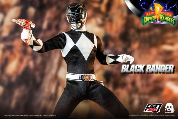Mighty Morphin Power Rangers: Black Ranger - FigZero Figure 1/6 - ThreeZero