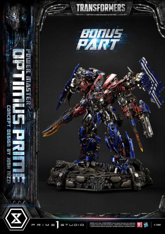 Transformers Museum Masterline Statue Powermaster Optimus Prime Concept by Josh Nizzi Ultimate Bonus