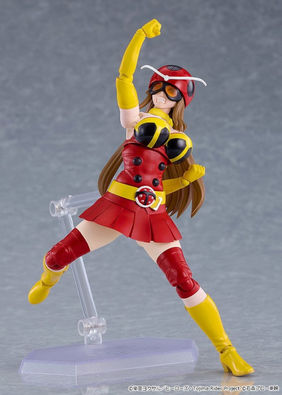Tojima Wants to Be a Kamen Rider Figma Action Figure Yuriko Okada (Electro-Wave Human Tackle Ver.) 1 6