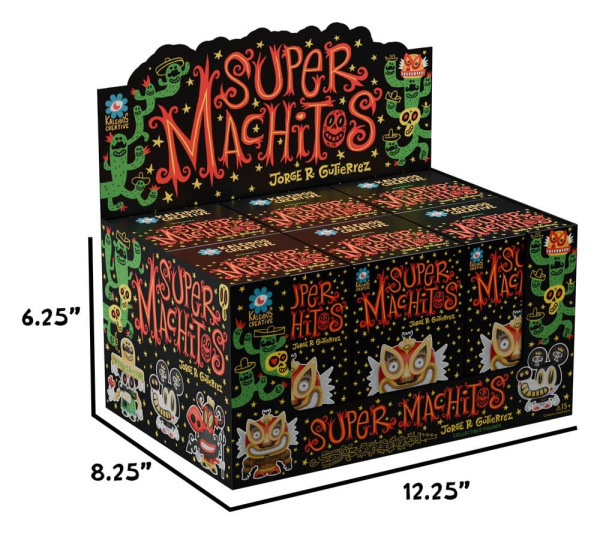 Super Machito Mini Figures S1 10 cm Blind Box Display (6) 3