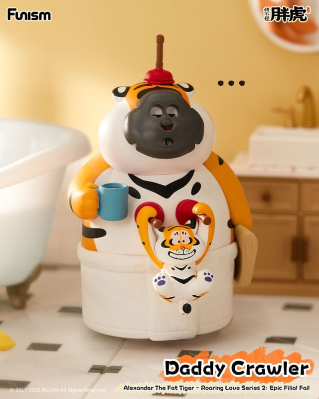 Alexander The Fat Tiger Mini Figures Roaring Love Series 2: Epic Filial Fabil7 cm Display (8) 8