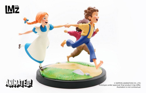 The Adventures of Tom Sawyer Animated! Statue Tom, Huck & Becky 23 cm 2