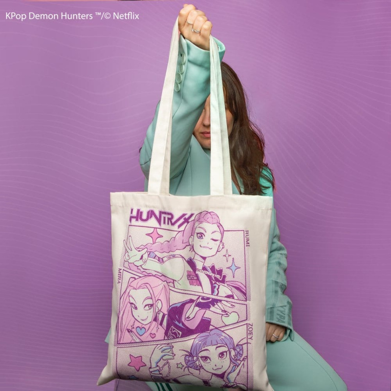 KPop Demon Hunters Tote Bag A battle for the fans 1
