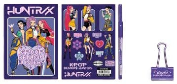 KPop Demon Hunters Transparent Pencil Case Set Hunter/X 1