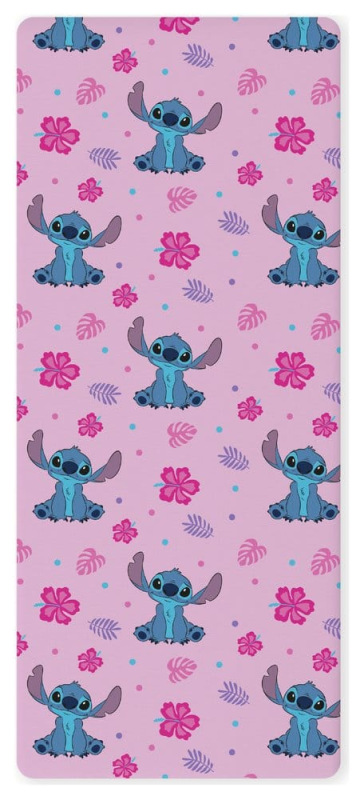 Lilo & Stitch Fitted Sheet Lilo Pink 90 x 200 x 25 cm