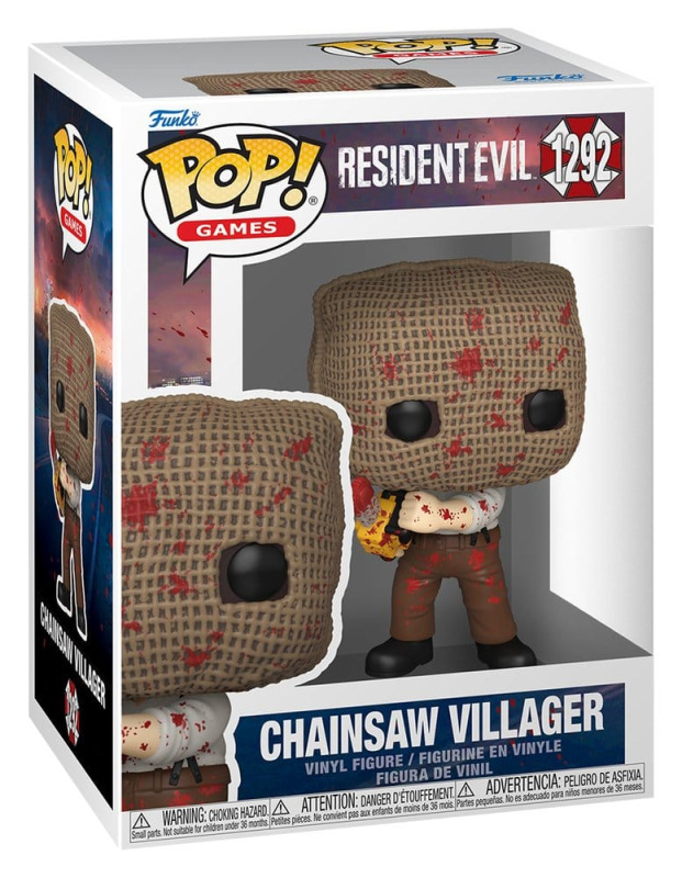 Resident Evil POP! Games Vinyl Figure Chainsaw Villager 9 cm 1