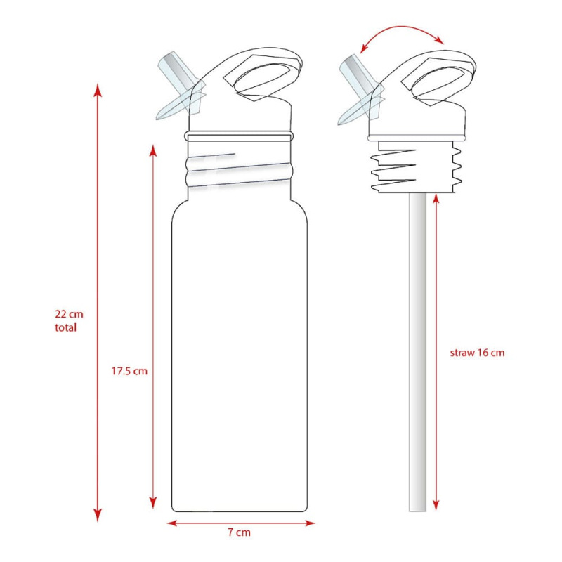 Spider-Man Water Bottle Spidey Take A Sip 500 ml 6