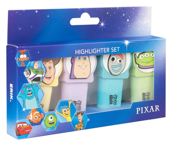 Toy Story Highlighters with Toppers Set of 4 6