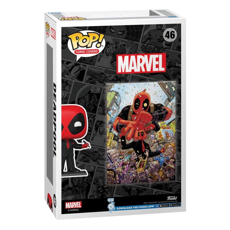 Marvel POP! Comic Cover Vinyl Figure Deadpool (2025) #1 Deadpool in Black Suit 9 cm