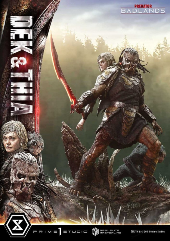 Predator Real Elite Masterline Statue 1/3 Badlands Dek & Thia 87 cm 2