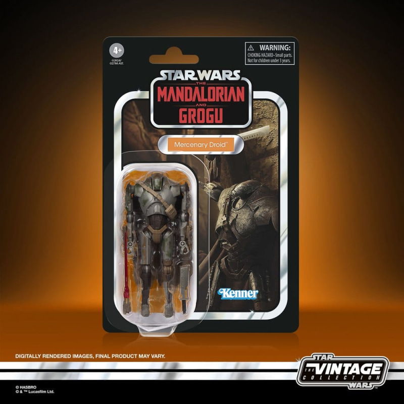 Star Wars: The Mandalorian and Grogu Vintage Collection Action Figure Mercenary Droid 10 cm 5