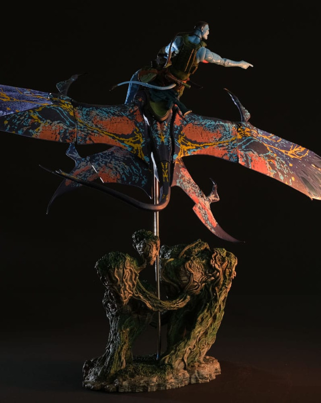 Avatar: The Way of Water Action Figure Recom Quaritch & RDA Banshee (Gold Label) 7