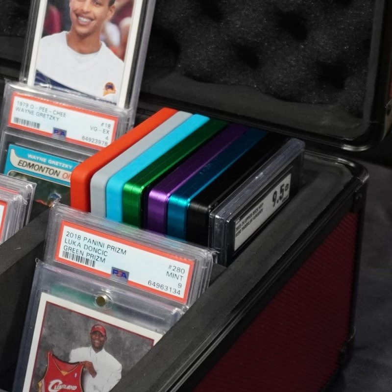 Slab Case Protectors for PSA Graded Cards Black 6