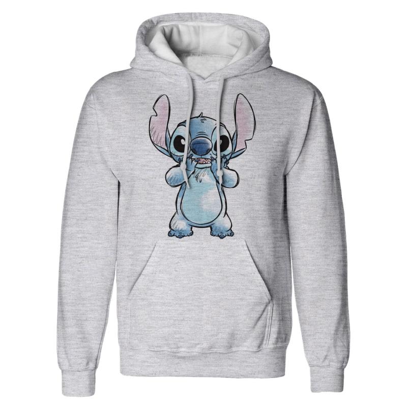 Lilo & Stitch Hooded Sweater Hands On Face Sketched Size M