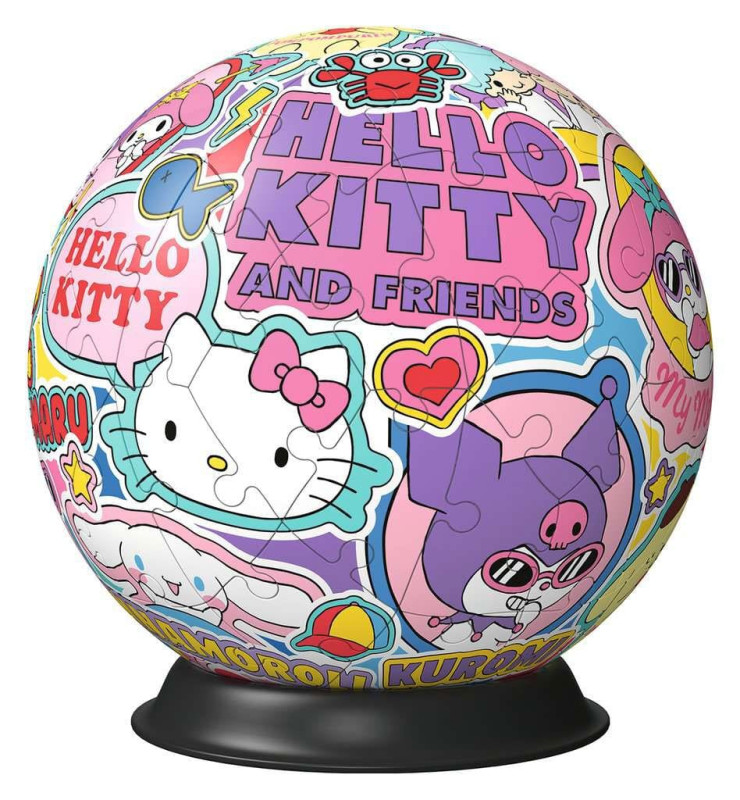 Hello Kitty and Friends 3D Puzzle Ball (73 pieces)