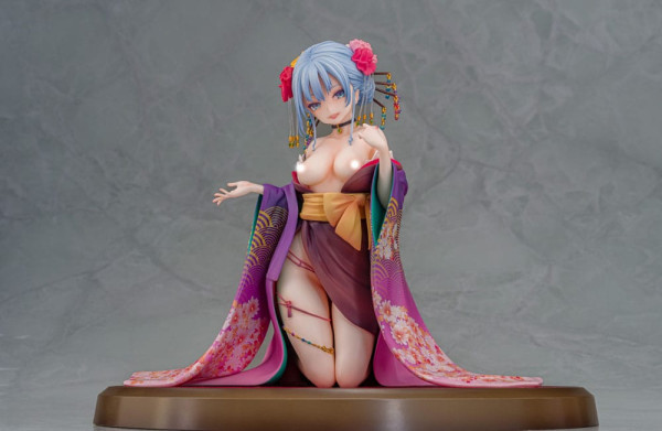 Original Character Statue 1/7 Shujuu Ecstasy Shion Oiran Ver. 15 cm 13