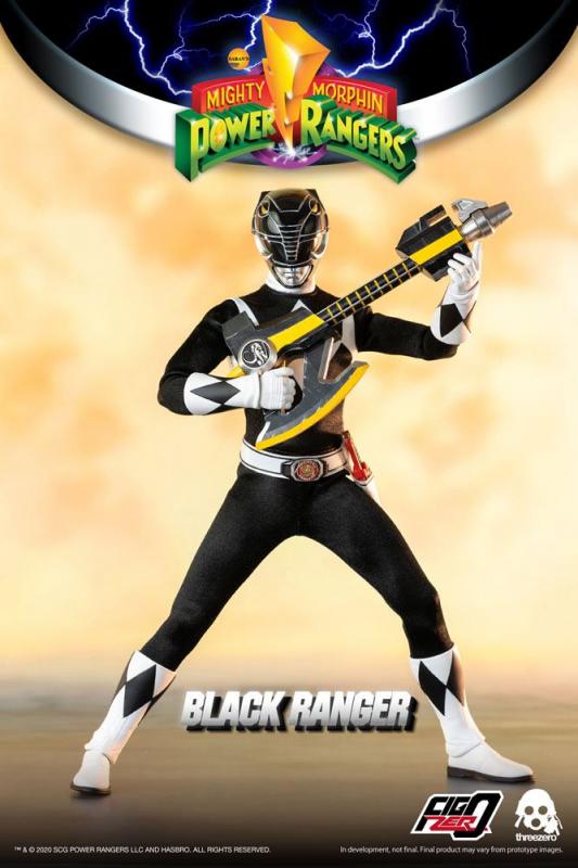 Mighty Morphin Power Rangers: Black Ranger - FigZero Figure 1/6 - ThreeZero