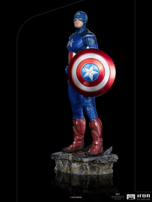 The Infinity Saga BDS Art Scale Statue 1/10 Captain America Battle of NY 23 cm 2