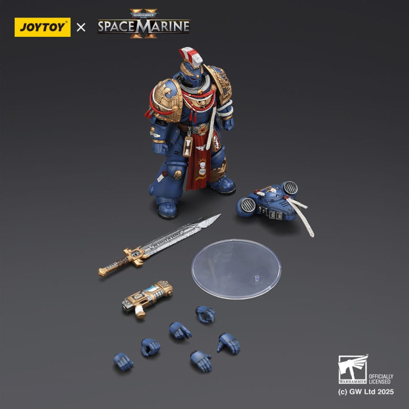 Warhammer 40,000: Space Marine 2 Action Figure Ultramarines Relic Primus Armourwith Plasma Pistol an 5