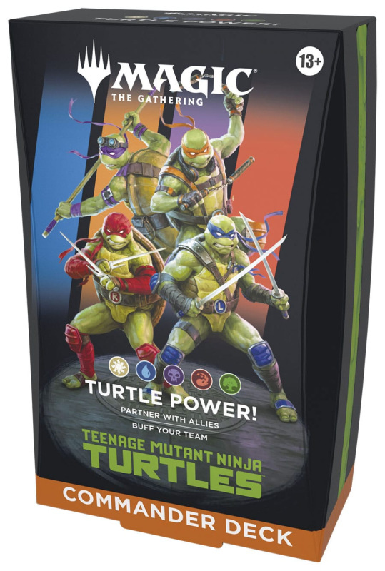 Magic the Gathering Teenage Mutant Ninja Turtles Commander Decks Case (4) english