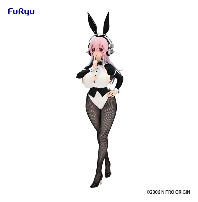 Super Sonico BiCute Bunnies PVC Figure Newly Drawn Costume Tailcoat Ver. 30 cm 4