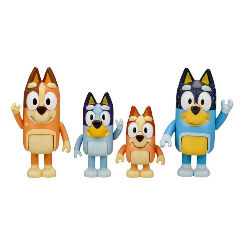 Bluey Action Figures 4-Pack