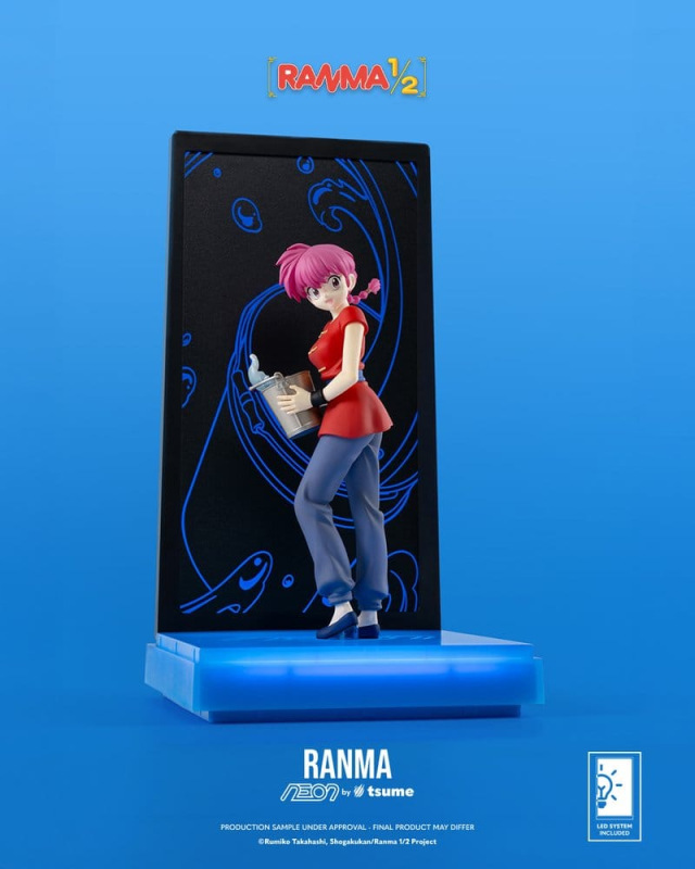 Ranma Neon Figure 1/9 Ranma Saotome Girl 20 cm 7