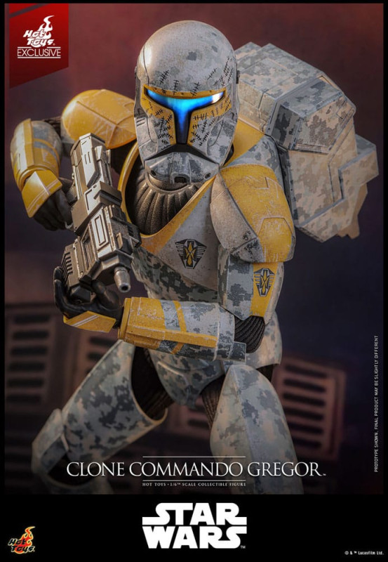 Star Wars: The Clone Wars Action Figure 1/6 Clone Commando Gregor Hot Toys Exclusive 30 cm 10