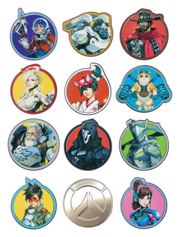 Overwatch Mystery Pin Badges Blind Box Assortment (12) 7