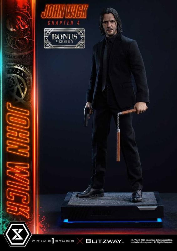 John Wick Chapter 4 Ultimate Premium Masterline Series Statue 1/4 John Wick Deluxe Bonus Version 54