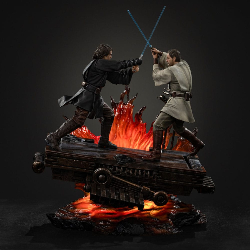 Star Wars Art Scale Statue 1/10 Anakin vs. Obi Wan 34 cm 2