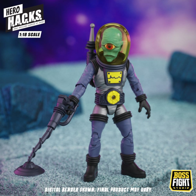 Hero H.A.C.K.S. Core Action Figure 1/18 Heroes and Villains Wave 1 Zarko Resources Inc.: Galactic Pr 4