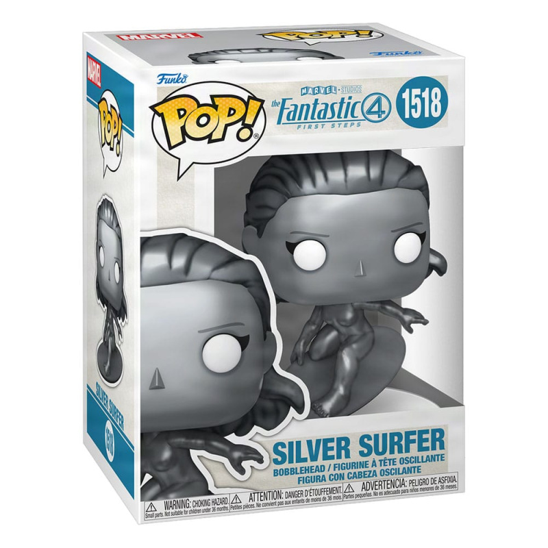 The Fantastic Four: First Steps POP! Marvel Vinyl Figure Silver Surfer 9 cm 1