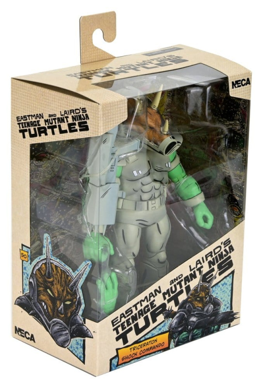 Teenage Mutant Ninja Turtles (Mirage Comics) Action Figure Shock Commando Triceraton 18 cm 3
