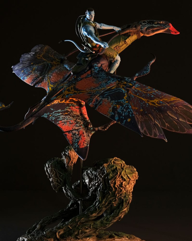 Avatar: The Way of Water Action Figure Recom Quaritch & RDA Banshee (Gold Label) 4